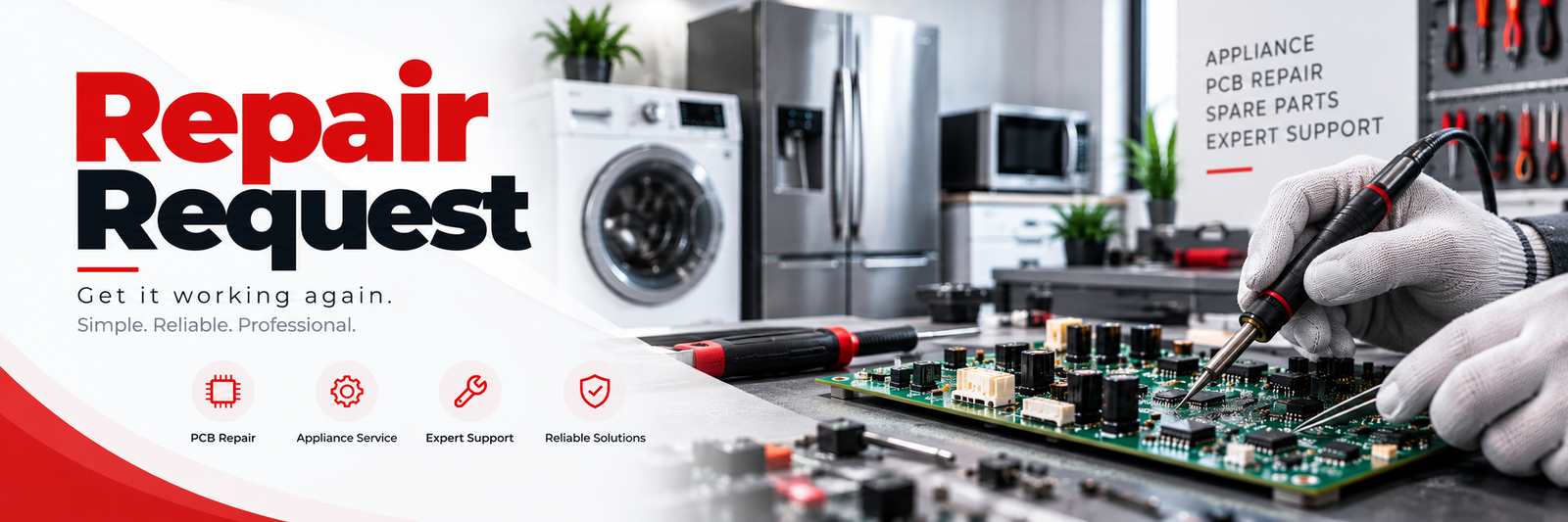 PCBWorld PCB and appliance repair request
